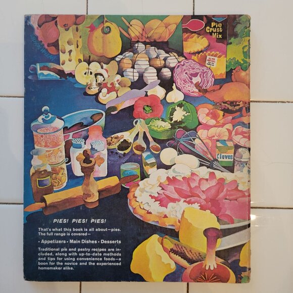 Betty Crocker Pie Pastry Cook Book 1st Edition 1968 Spiralbound Gift Staging Dec - Picture 5 of 7